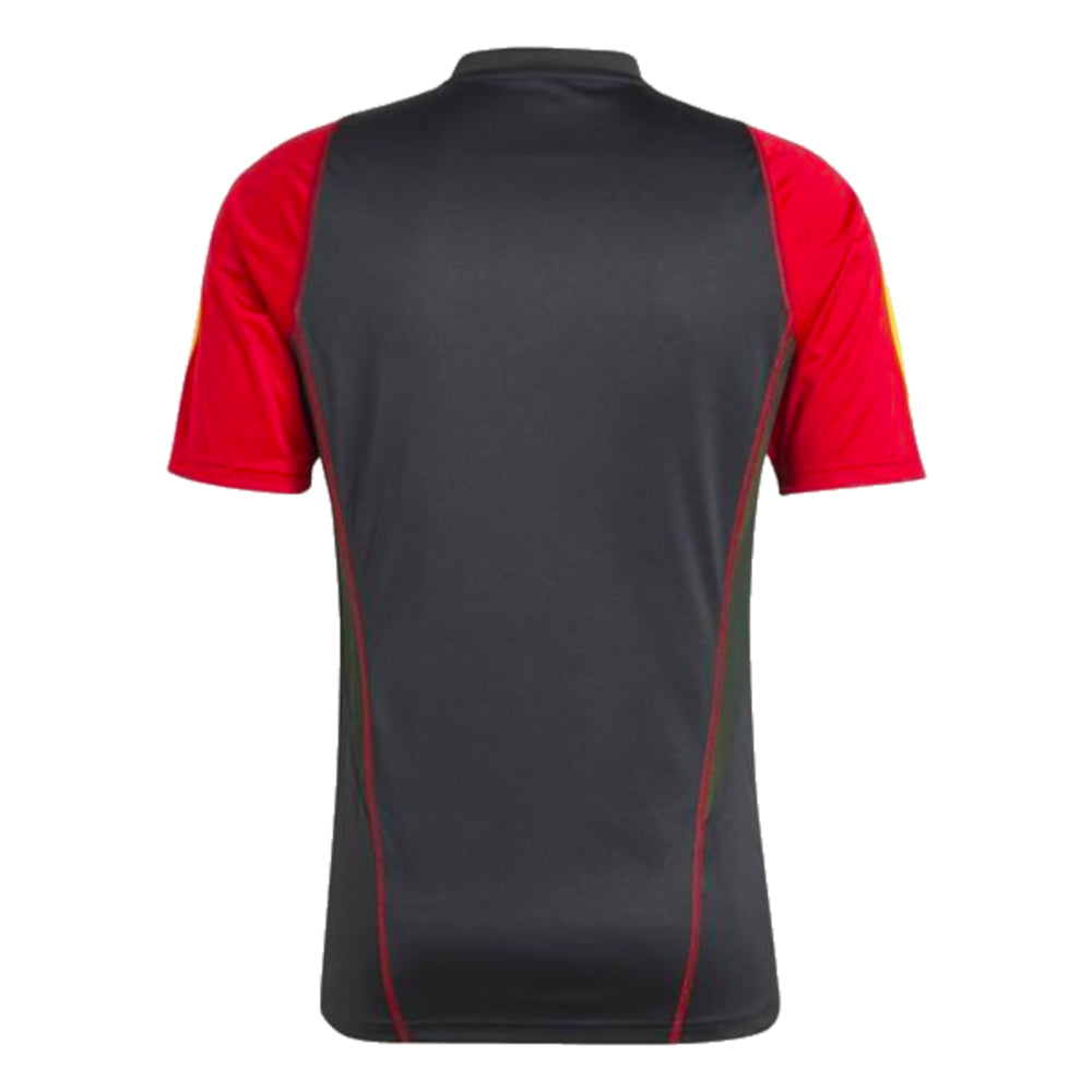 2023-2024 AS Roma Training Shirt (Black)_1