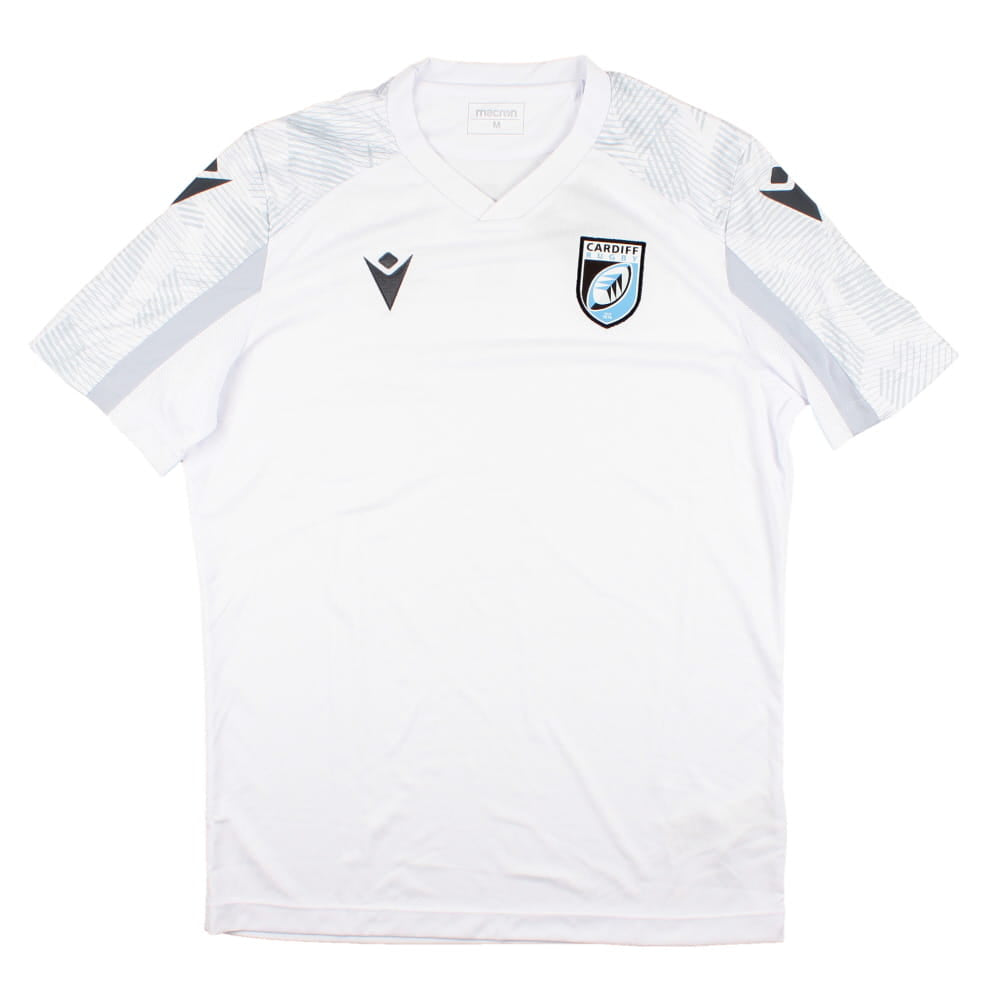 2023-2024 Cardiff Blues Rugby Training Poly Shirt (White)_0