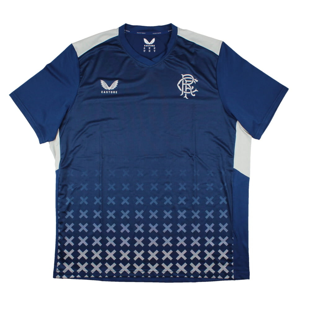 2023-2024 Rangers Coaches Match Day Tee (Blue)_0