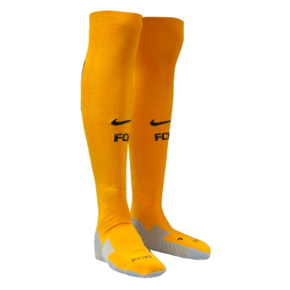 2015-2016 Barcelona Away Socks (Gold)_0