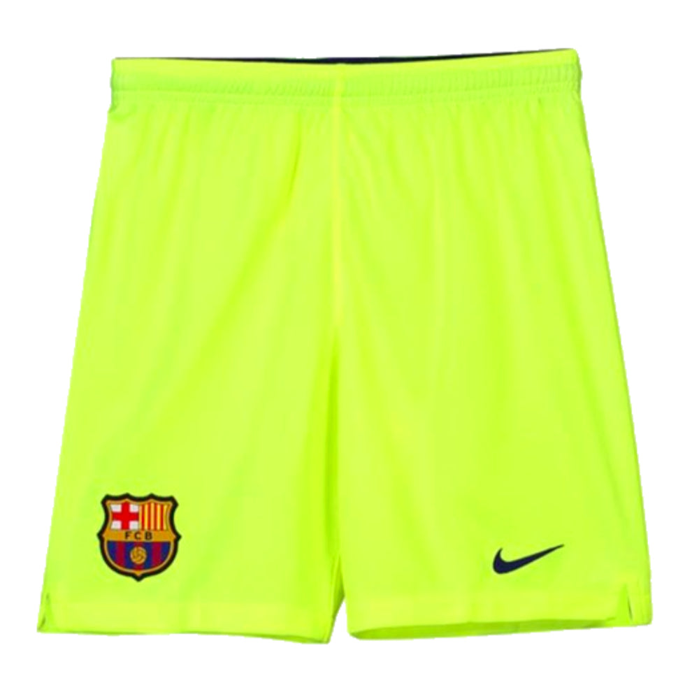 2018-2019 Barcelona Away Shorts (Volt) - Kids_0
