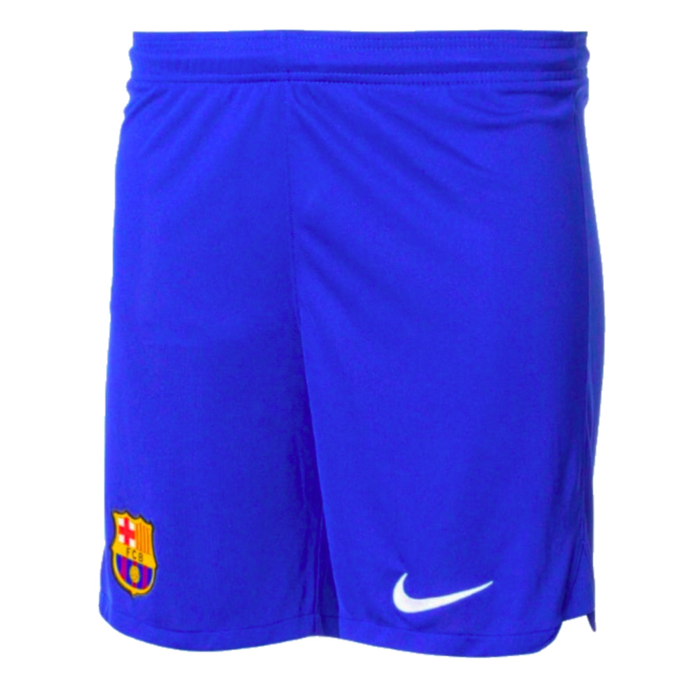 2023-2024 Barcelona Away Shorts (Blue) - Kids_0
