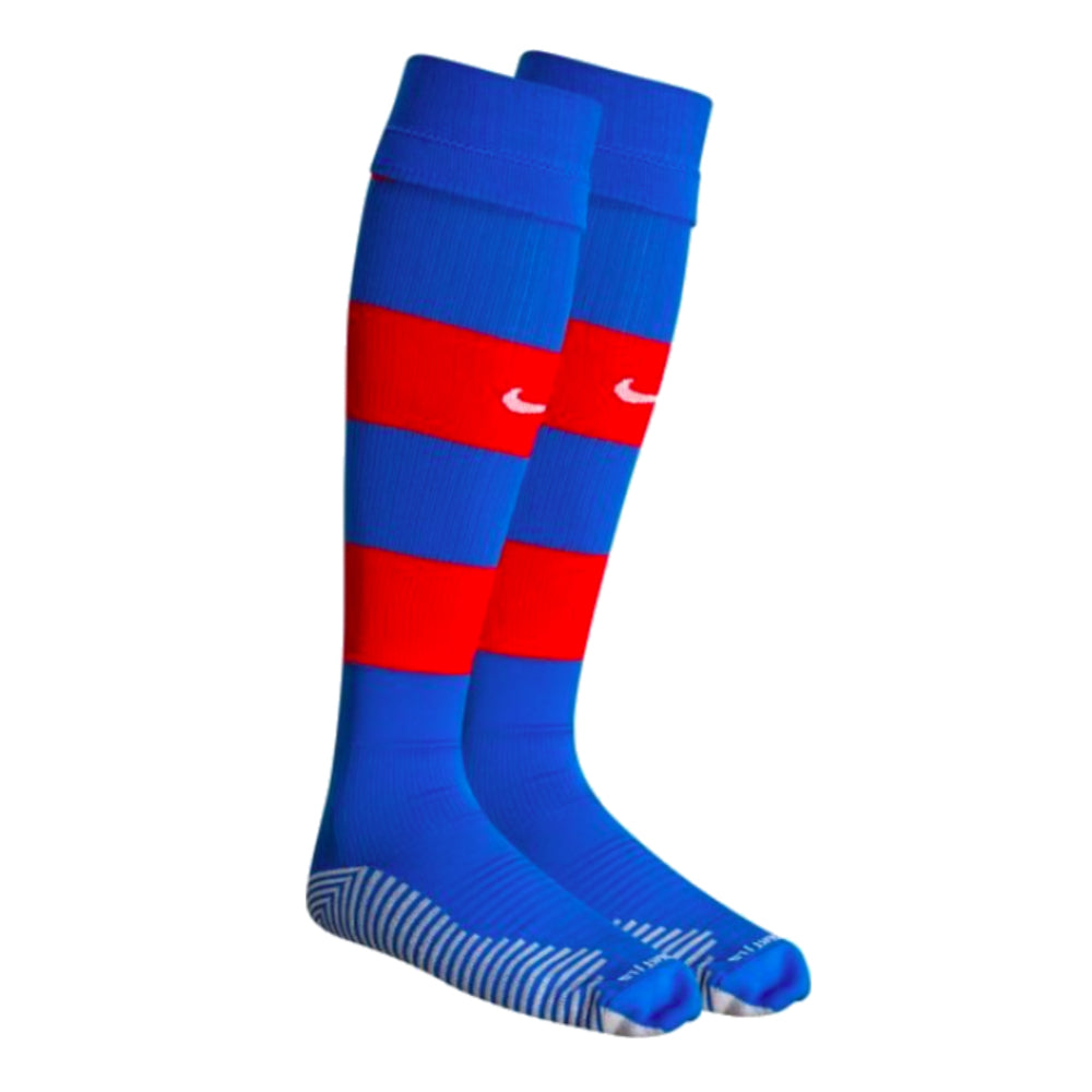2023-2024 Barcelona Away Socks (Blue)_0