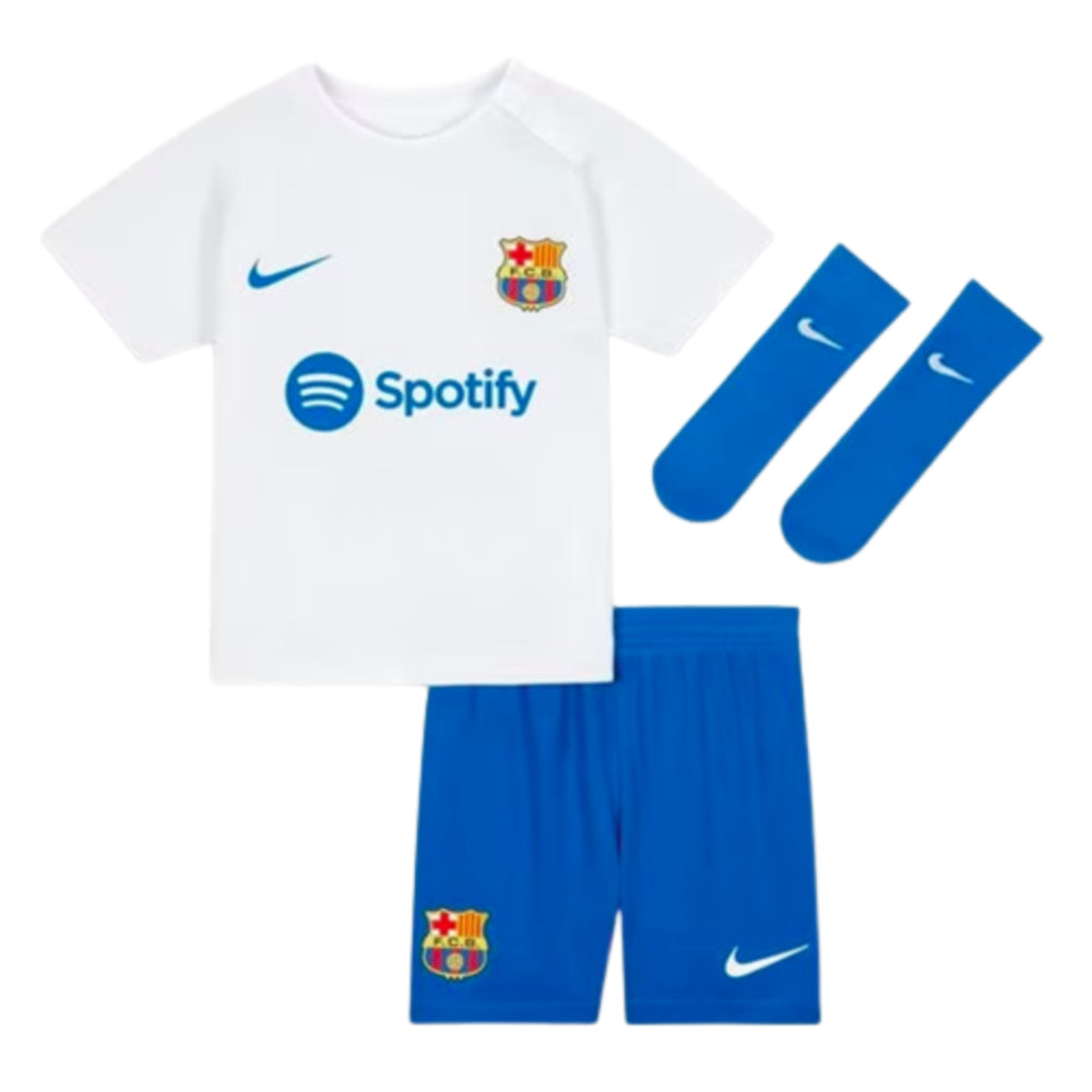 2023-2024 Barcelona Away Baby Kit_0