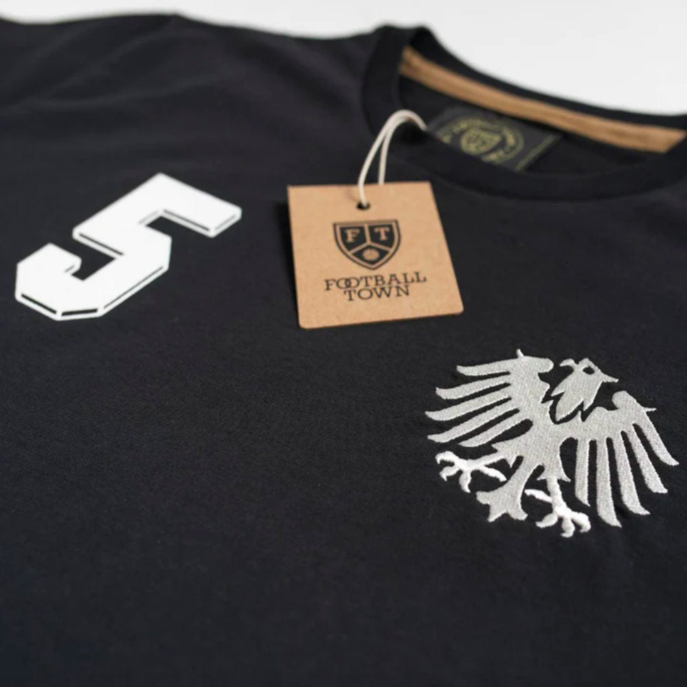 Germany Die Adler 5 Beckenbauer Retro Shirt Black_1