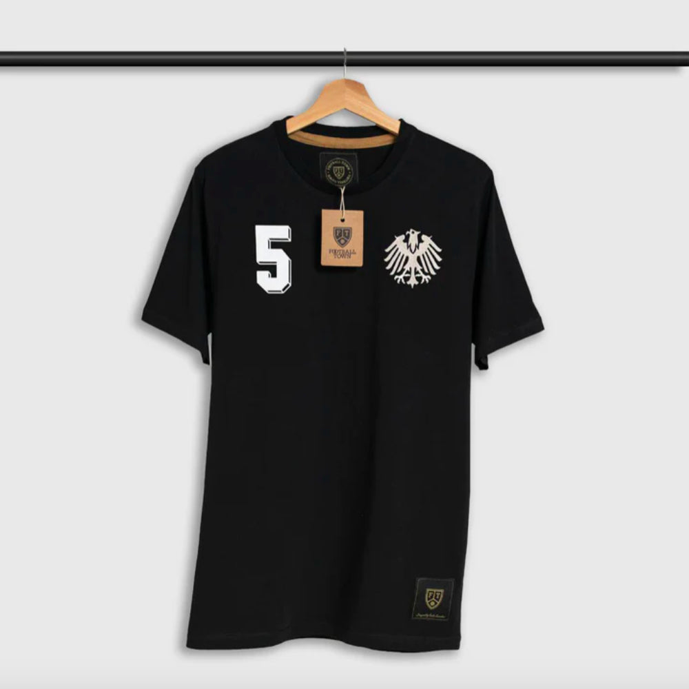Germany Die Adler 5 Beckenbauer Retro Shirt Black_0