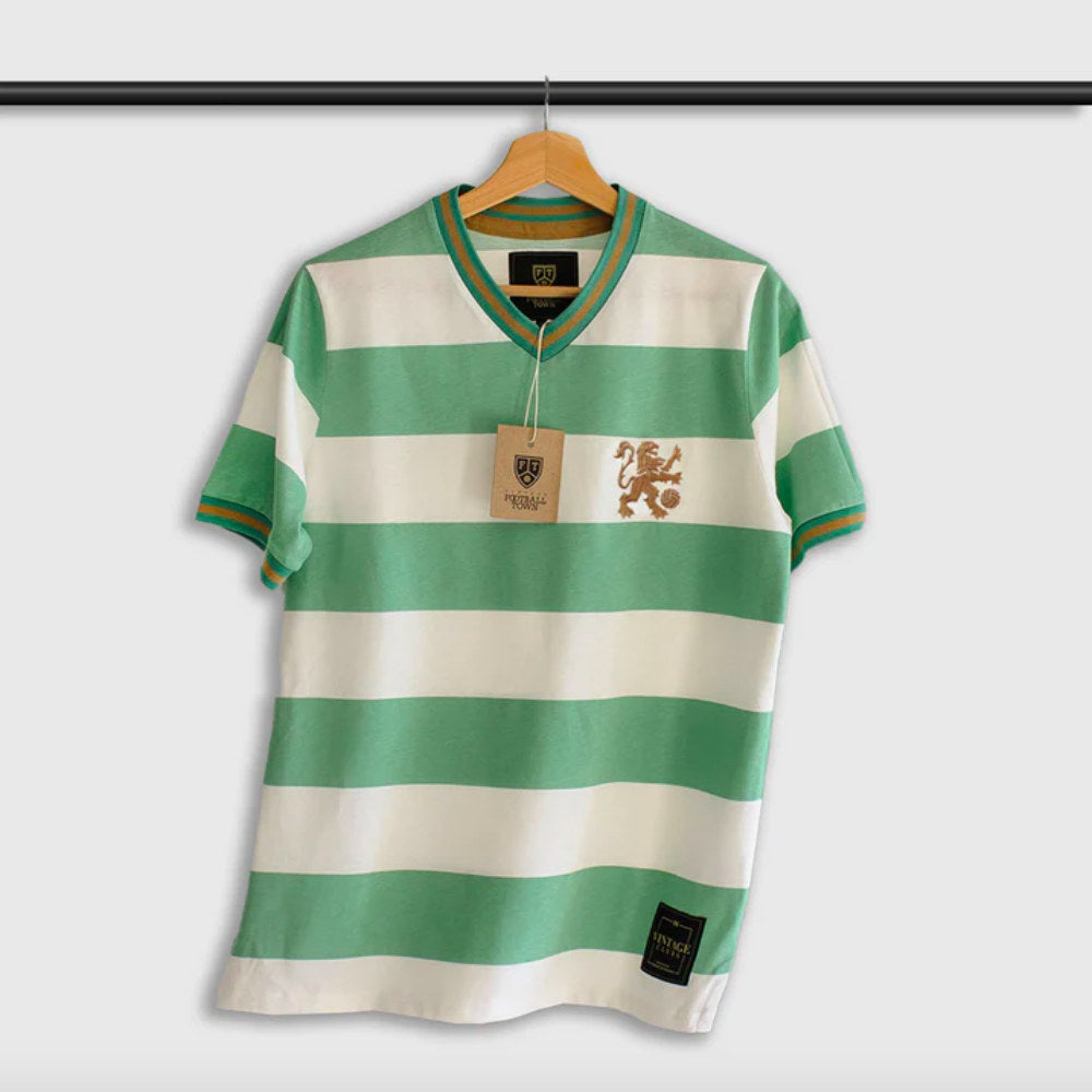 Lisbon O Leao Home Retro Football Shirt_0