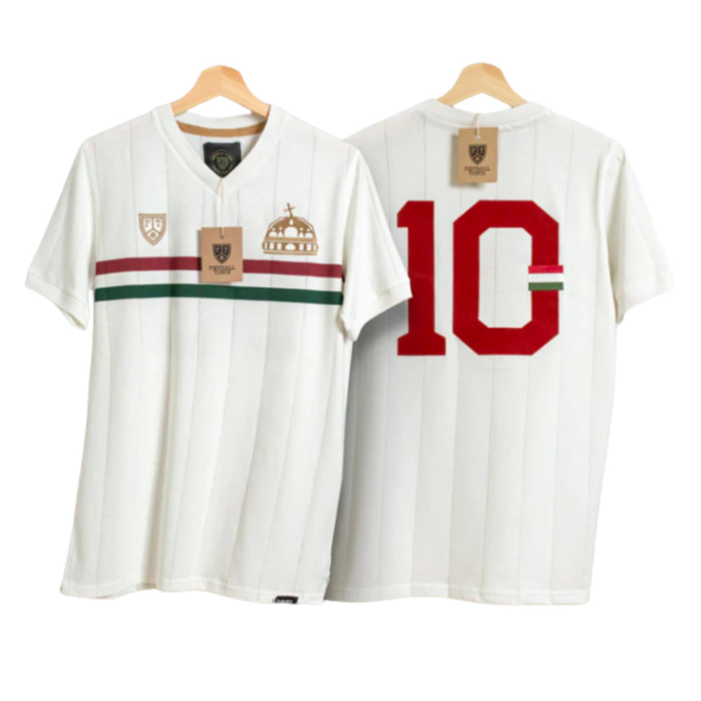 Hungary Away Tribute Öcsi Puskas Retro Shirt_0