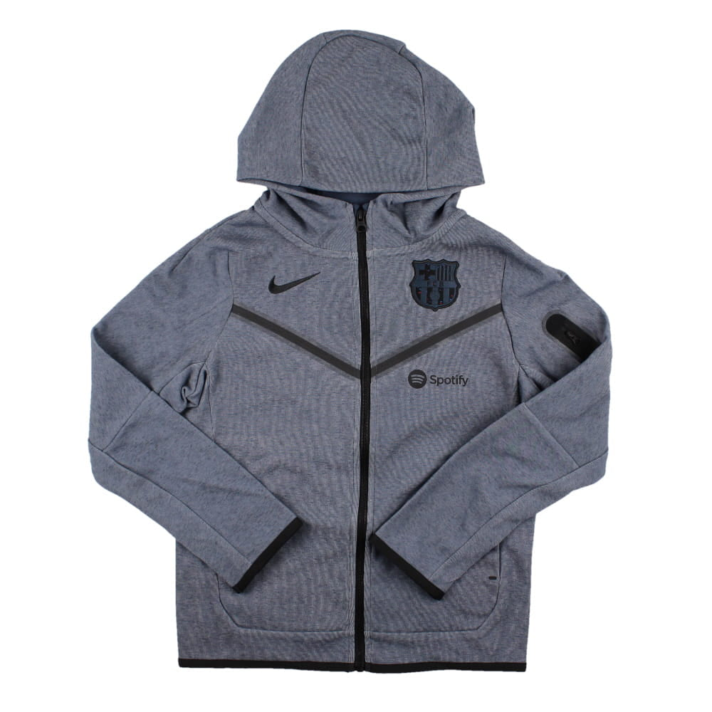 2023-2024 Barcelona Tech Fleece Full Zip (Thunder) - Kids_0