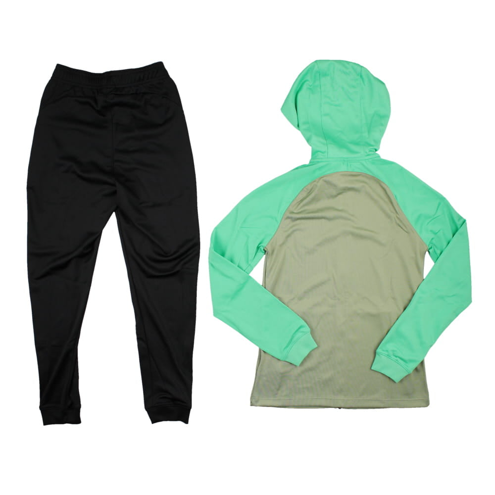 2023-2024 Atletico Madrid Hooded Strike Tracksuit (Oil Green)_1