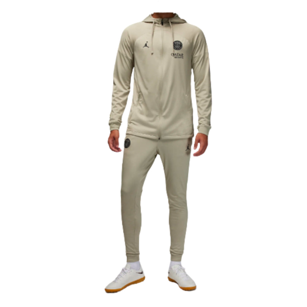 2023-2024 PSG Hooded Strike Tracksuit (Stone)_0