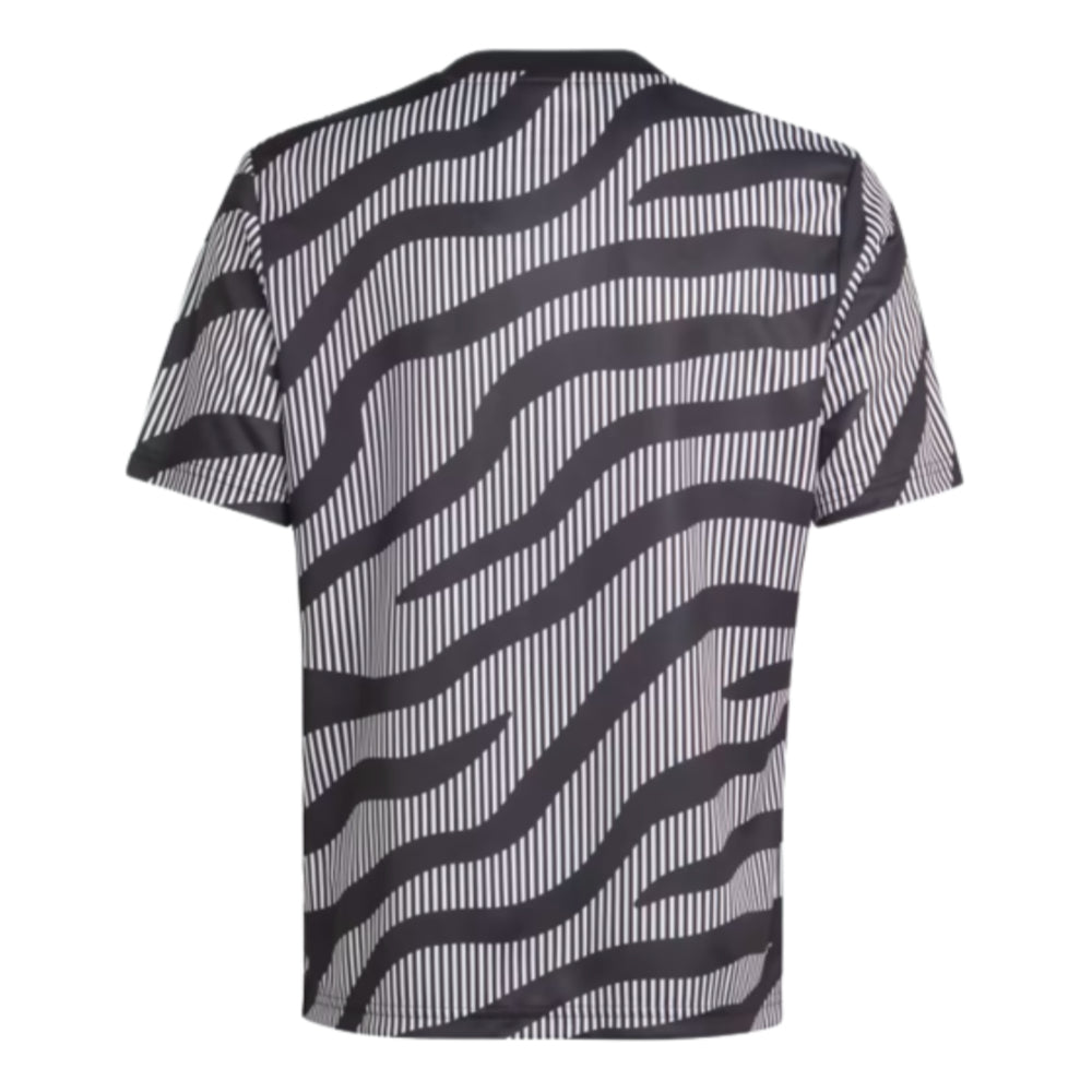 2023-2024 Juventus Pre-Match Shirt (Black) - Kids_1