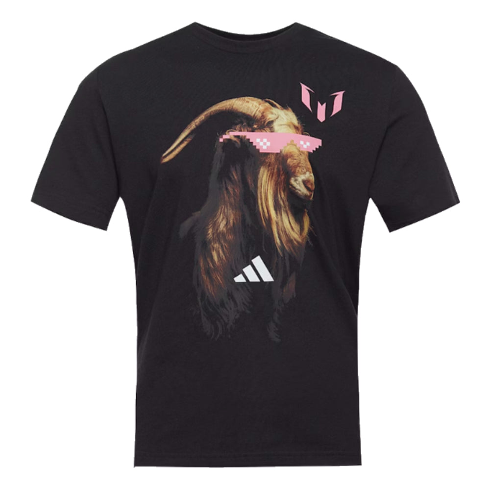 2023-2024 Inter Miami Messi Sunny GOAT T-Shirt (Black)_0