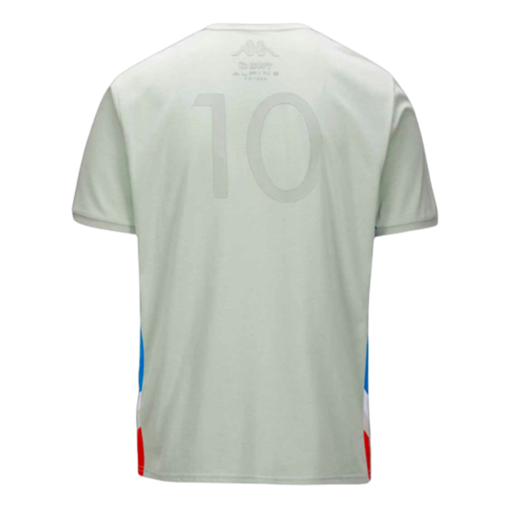 2023 Alpine Mens Pierre Gasly T-Shirt (Light Grey)_1