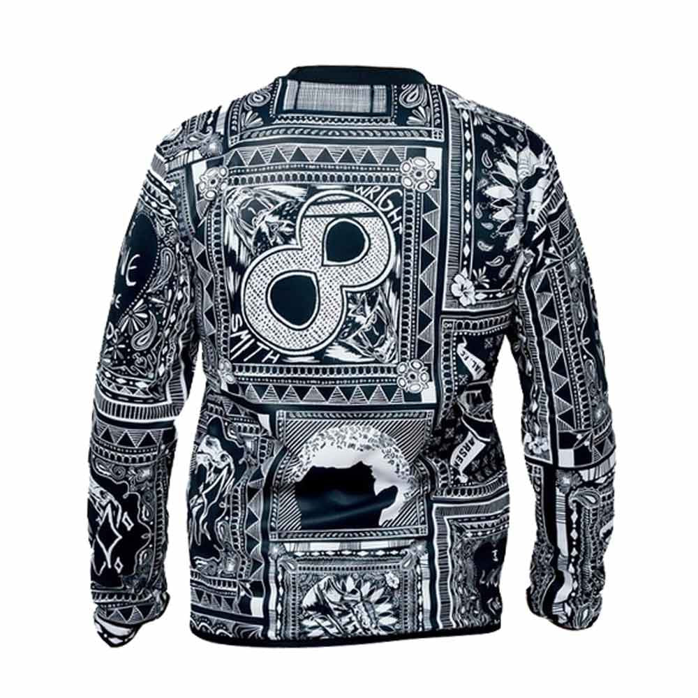 2023-2024 Arsenal Ian Wright Pre Match Warm Up Top (Black)_1