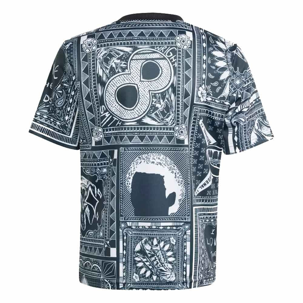 2023-2024 Arsenal Ian Wright Pre-Match Shirt (Black) - Kids_1