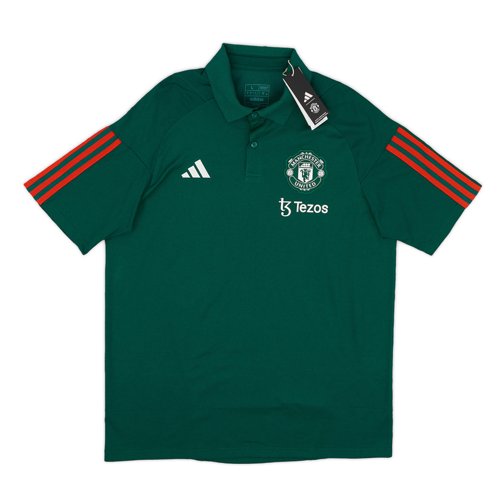 2023-2024 Man Utd Training Polo Shirt (Green)_0