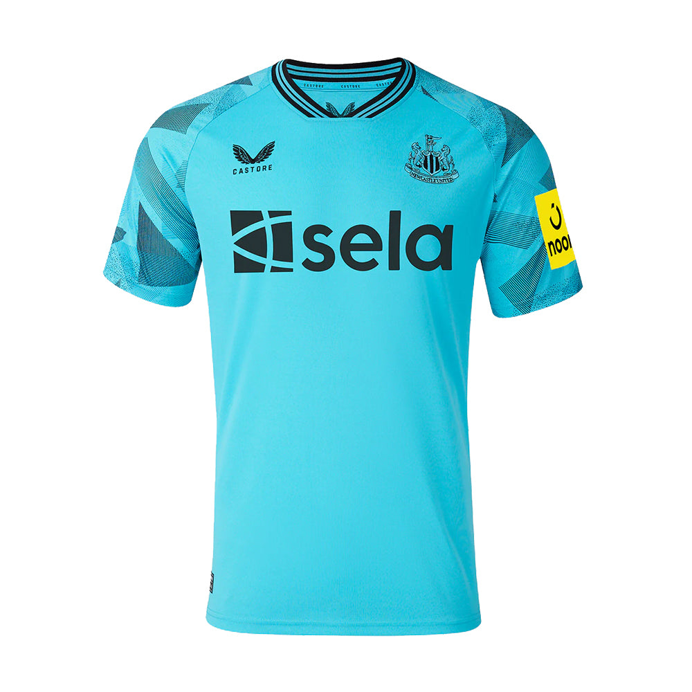 2023-2024 Newcastle Away Goalkeeper Shirt (Blue) - Kids_0