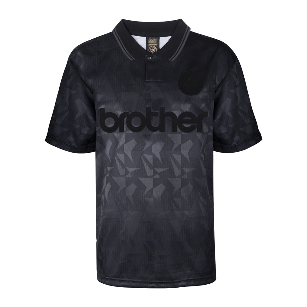 Man City 1990 Blackout Retro Shirt_0
