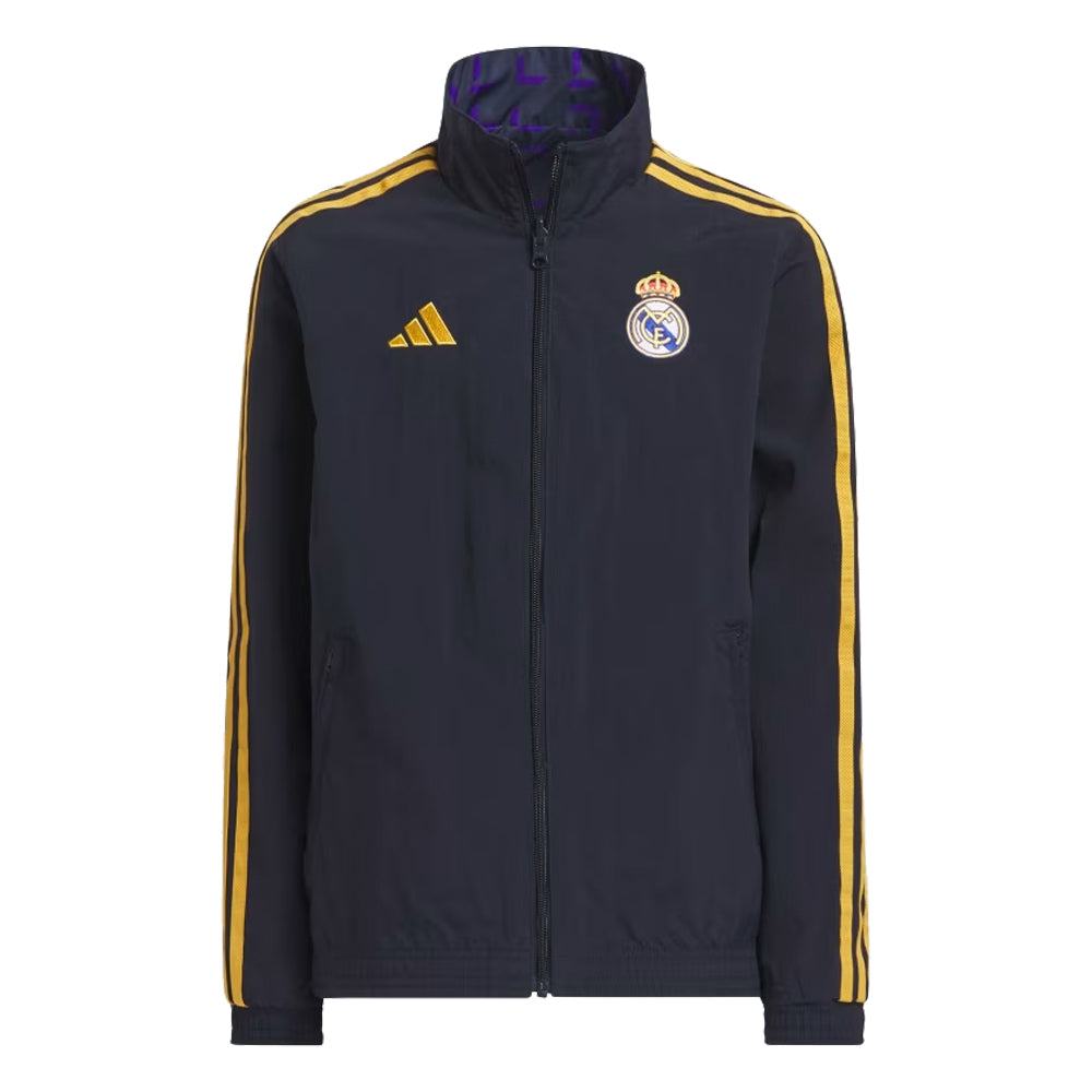 2023-2024 Real Madrid Anthem Jacket (Legend Ink) - Kids_0