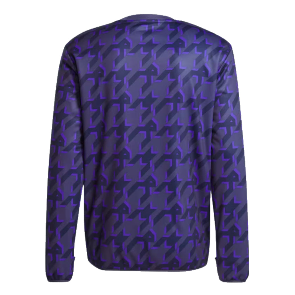 2023-2024 Real Madrid Pre Match Warm Top (Shadow Navy)_1