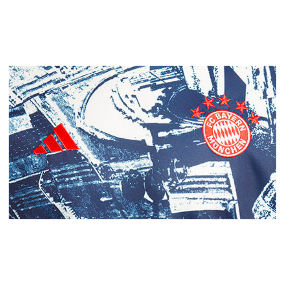 2023-2024 Bayern Munich Pre-Match Warm Up Top (Off White)_1