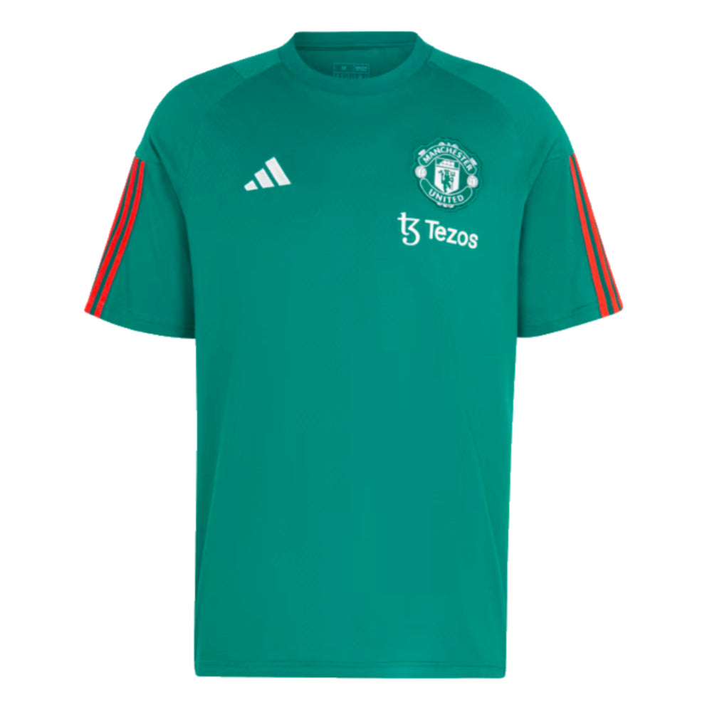 2023-2024 Man Utd Training Tee (Green)_0