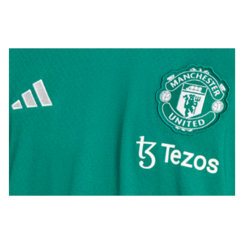 2023-2024 Man Utd Training Tee (Green)_1