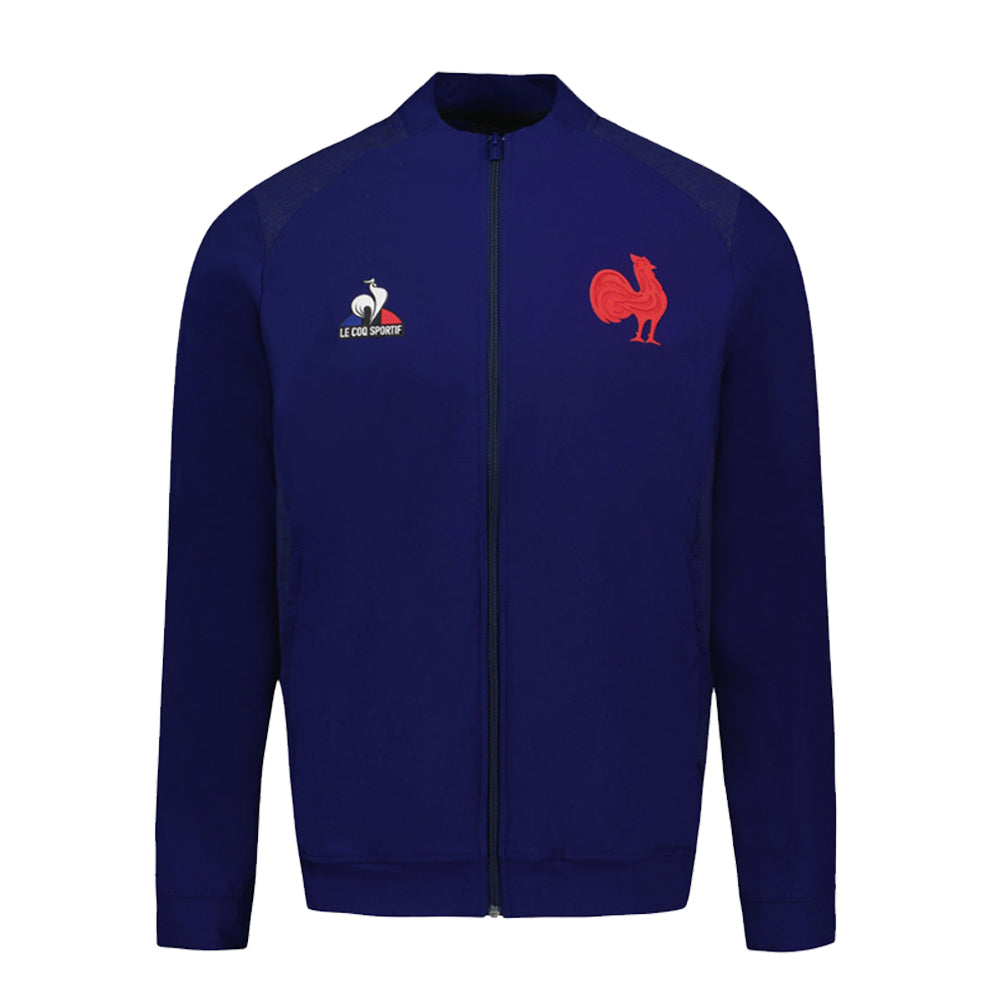 2023-2024 France Rugby Zipped Sweatshirt (Blue)_0