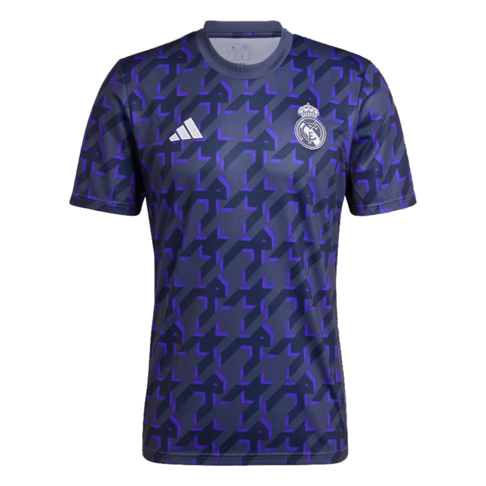 2023-2024 Real Madrid Pre-Match Shirt (Shadow Navy)_0