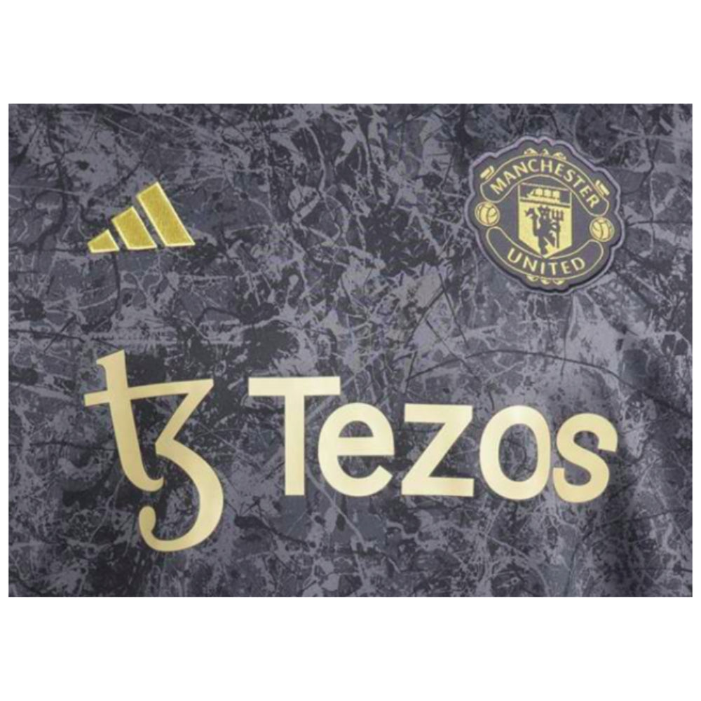 2023-2024 Man Utd Stone Roses Warm Top (Black)_1