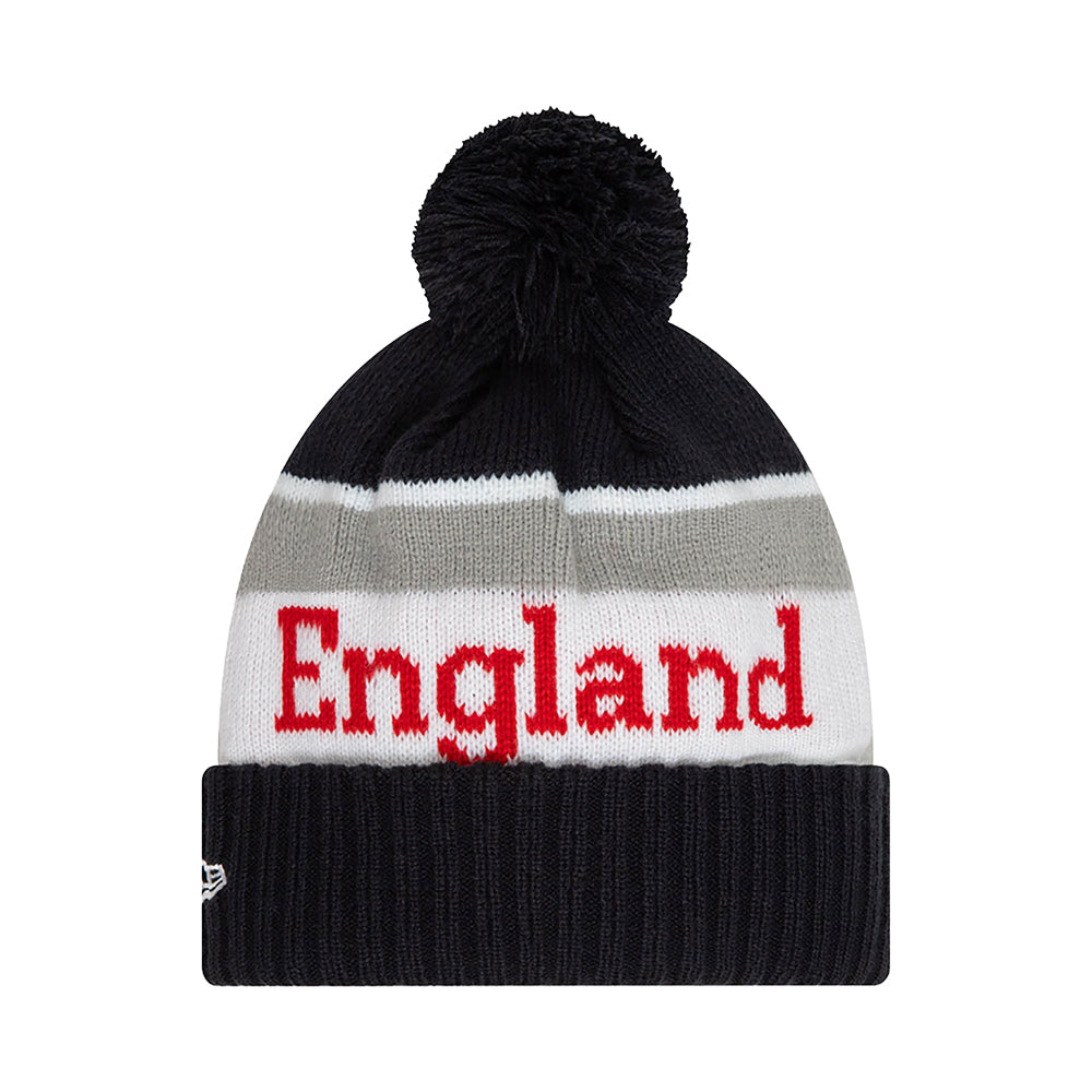 England Rugby Wordmark Navy Jake Beanie Hat_1