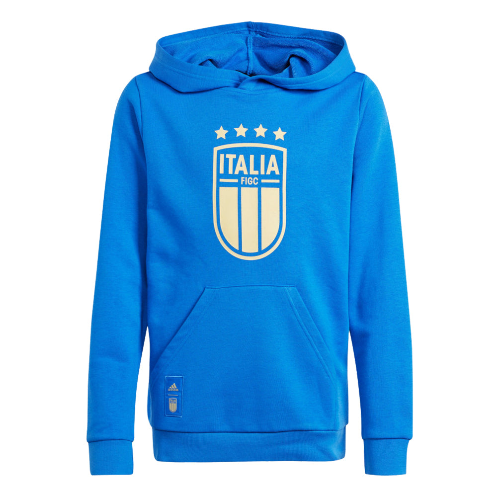 2024-2025 Italy Hooded Top (Blue) - Kids_0