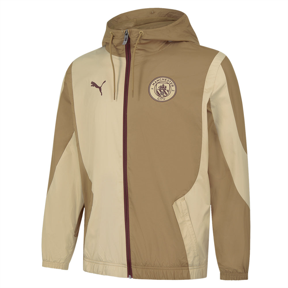 2023-2024 Man City Prematch Woven Jacket (Toasted)_0