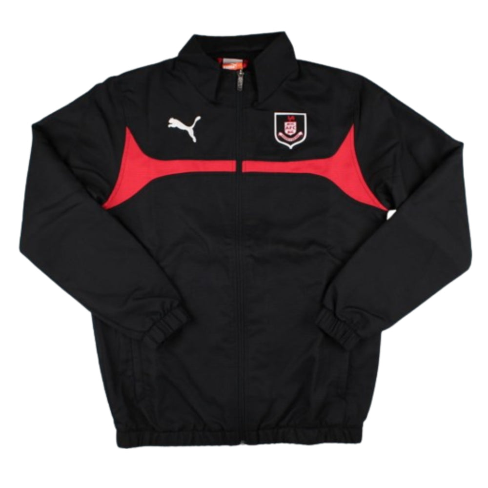 2015-2016 Airdrie Pre Match Rain Jacket (Black)_0