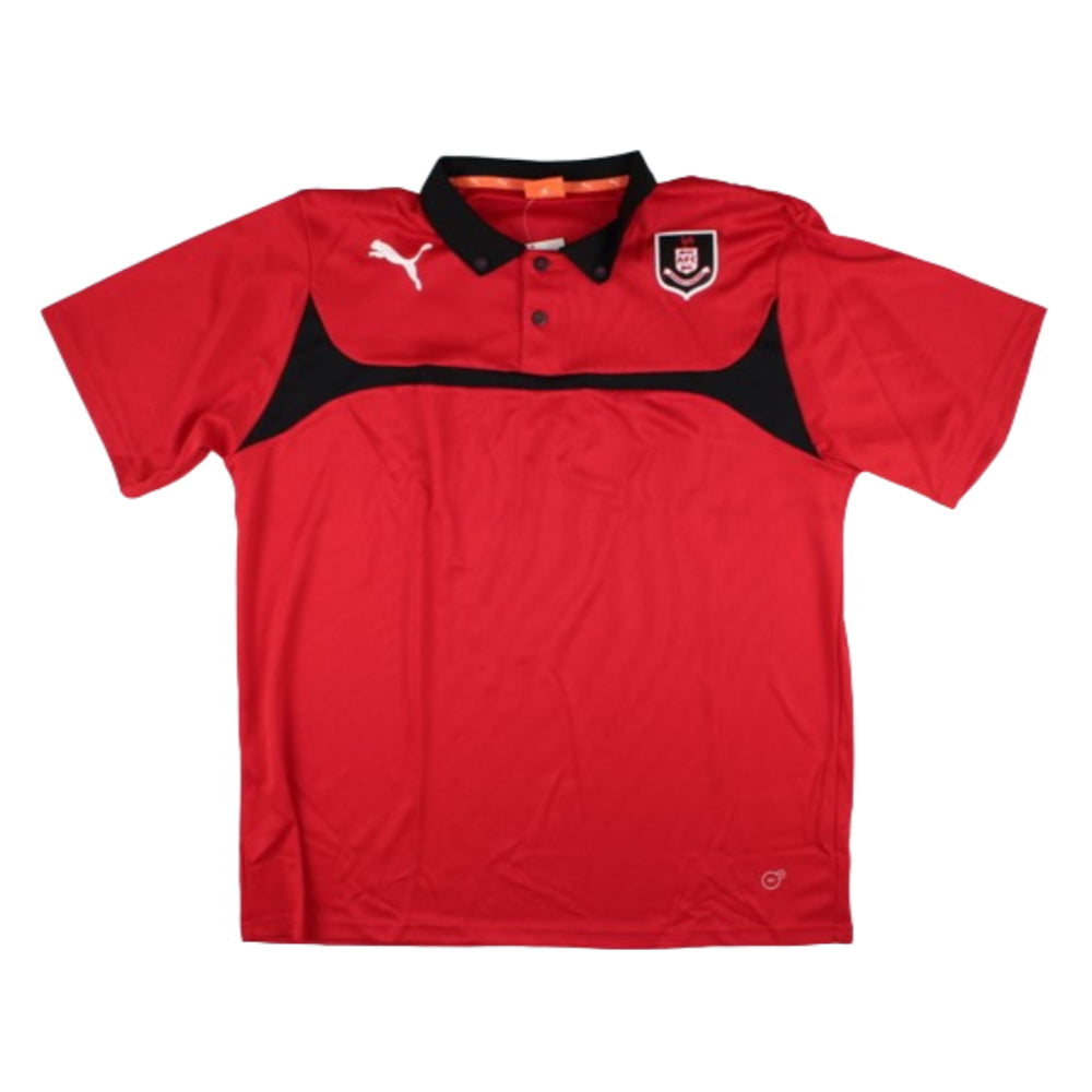 2014-2015 Airdrie Pre-Match Polo Shirt (Red)_0