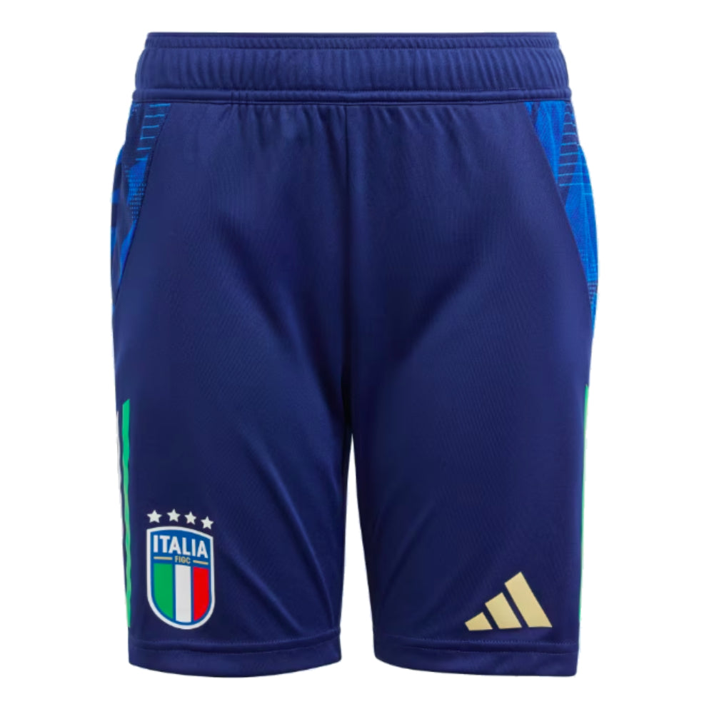 2024-2025 Italy Training Shorts (Navy) - Kids_0