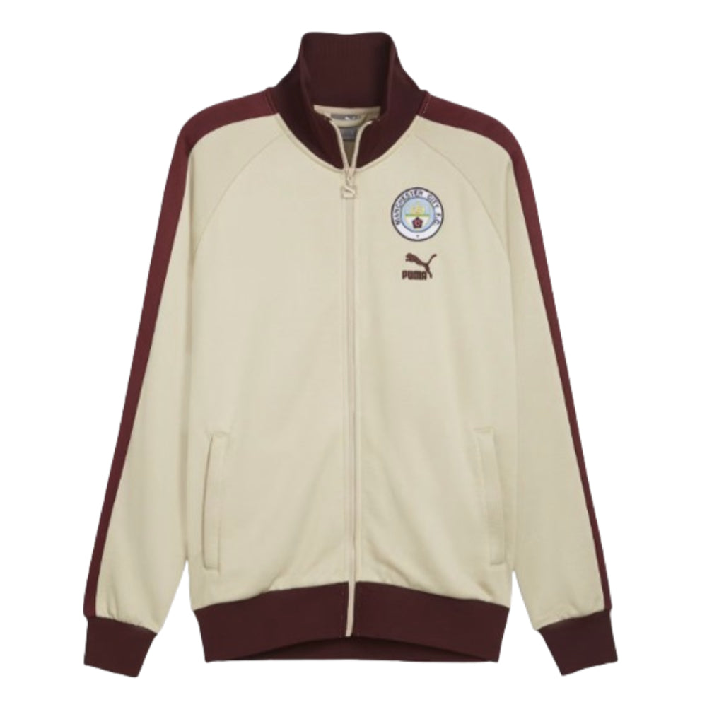 2023-2024 Man City FtblHeritage T7 Track Jacket (Granola)_0