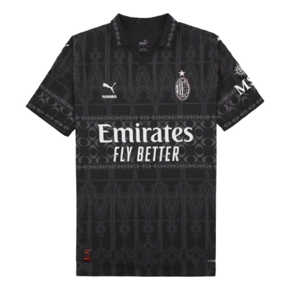 2023-2024 AC Milan x PLEASURES Authentic Jersey_0