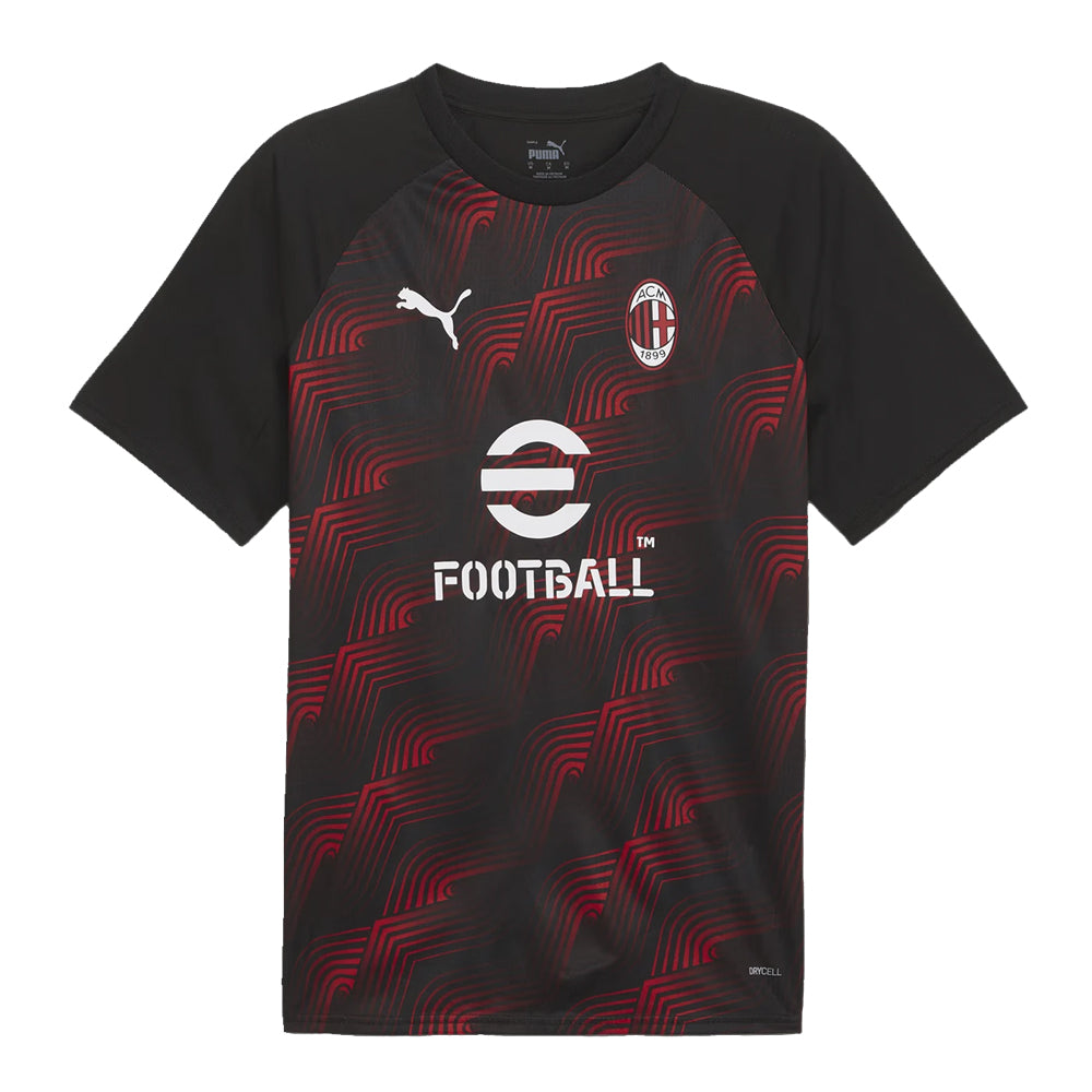 2023-2024 AC Milan Prematch SS Jersey (Black)_0
