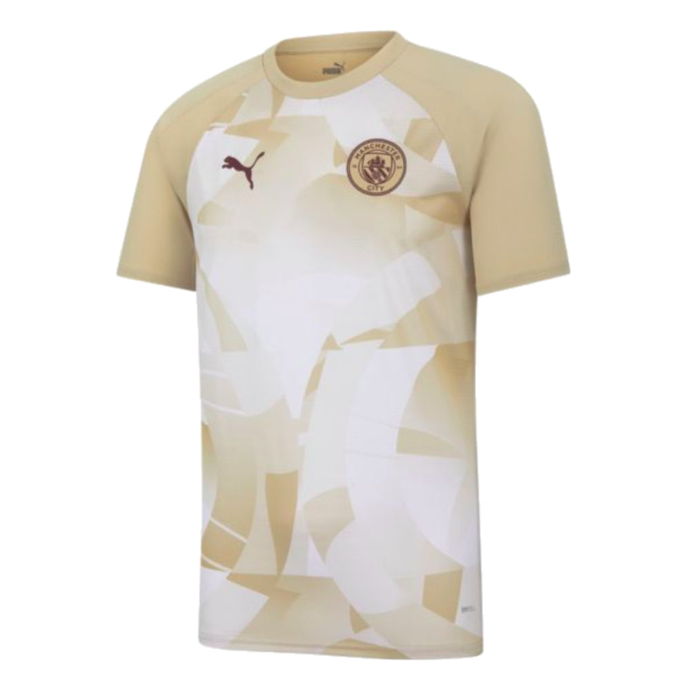 2023-2024 Man City Prematch SS Jersey (Granola)_0