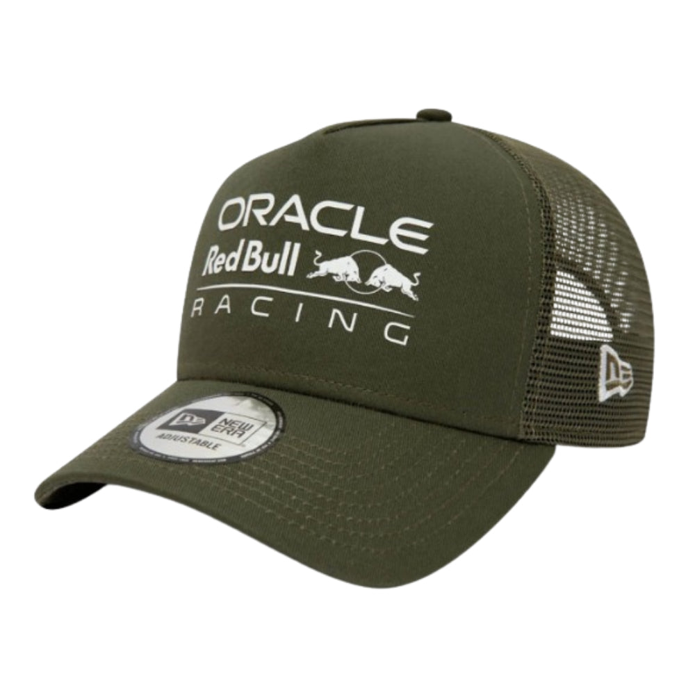 2024 Red Bull Racing Seasonal EF Trucker Cap (Olive)_0