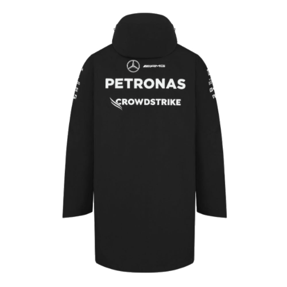 2024 Mercedes Team Rain Jacket (Black)_0