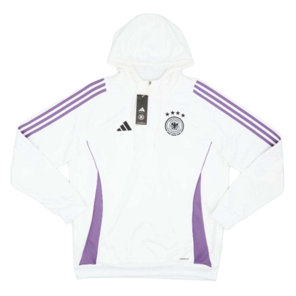 2024-2025 Germany Hooded Track Top (White)_0
