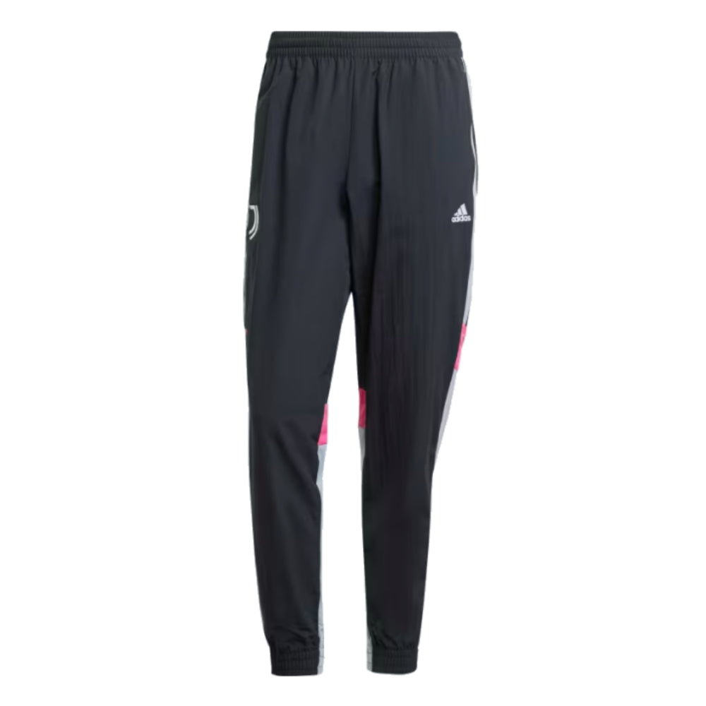 2024 Juventus Woven Tracksuit Bottoms (Black)_0