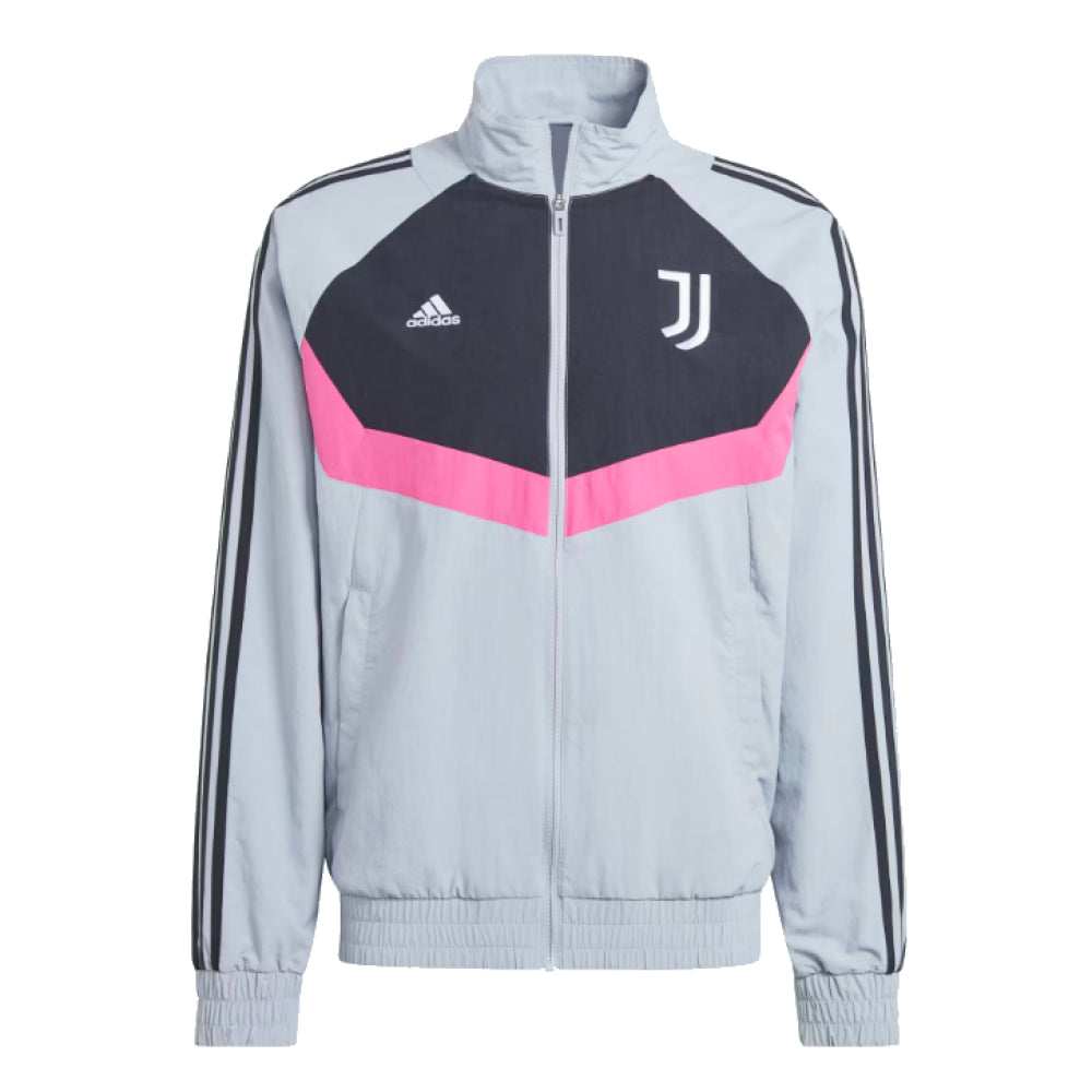 2024 Juventus Woven Track Top (Grey)_0