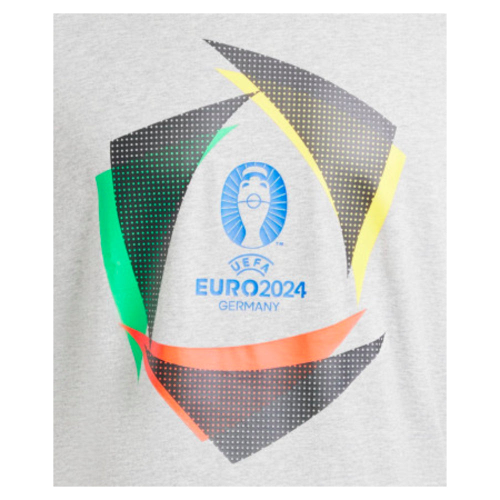 adidas EURO24 Official Emblem Ball T-Shirt - Grey_1