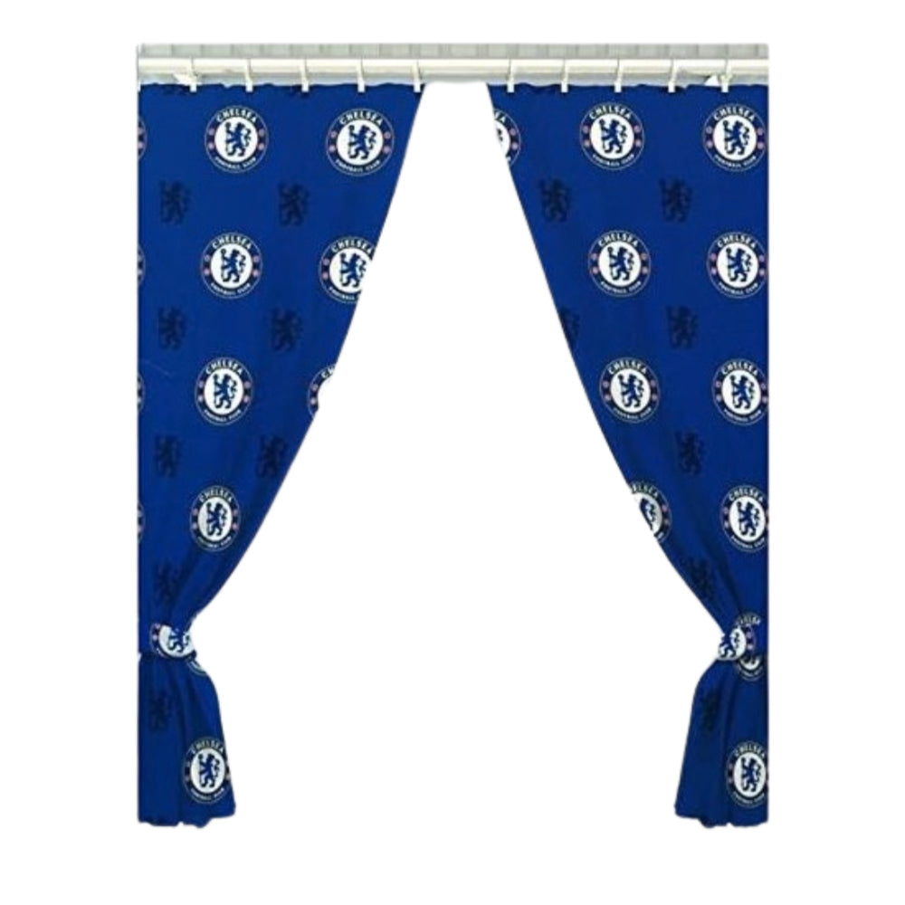 Chelsea Official Repeat Crest Curtains - 72 Inch_0