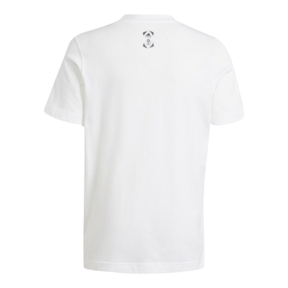 adidas Euro 2024 Official Emblem Ball Tee (White) - Kids_1