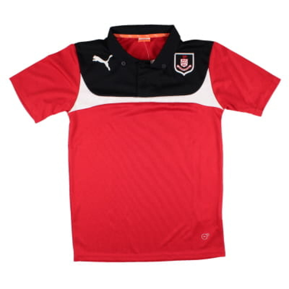 2015-2016 Airdrie Pre-Match Polo Shirt (Red)_0